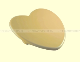 RUJZ DESIGN Gyerek fogantyú szív, szívecske - 32 mm - 601.26 - Barbi sárga - Műanyag