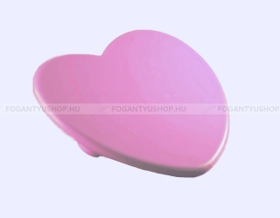 RUJZ DESIGN Gyerek fogantyú szív, szívecske - 32 mm - 601.26 - Barbi lila - Műanyag