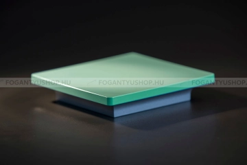 RUJZ DESIGN Fogantyú - 64 mm - 596.22 - Matt króm - Barbi zöld - Műanyag