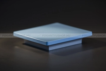 RUJZ DESIGN Fogantyú - 64 mm - 596.22 - Matt króm - Barbi kék - Műanyag