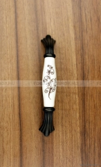 GIUSTI Fogantyú - 96 mm - M7001G1B1G - Bronz - Zamak fém ötvözet - Porcelán