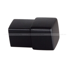 VIEFE Gomb fogantyú BOXX - 1 furatos - Festett fekete - Alumínium