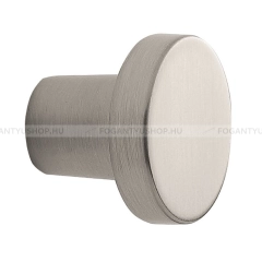 FURNIPART Gomb fogantyú DOT - 1 furatos - Ezüst inox (szálcsiszolt) - Zamak fém ötvözet