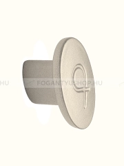 RUJZ DESIGN Gomb fogantyú - 1 furatos - 128.18 - Matt nikkel - Zamak fém ötvözet