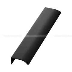FURNIPART Fogantyú EDGE STRAIGHT - Fekete szálcsiszolt - Alumínium