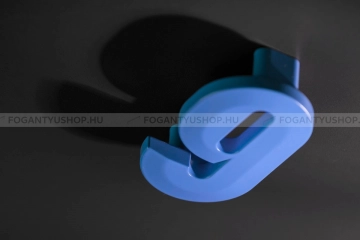 RUJZ DESIGN Gyerek fogantyú szám, 9 számjegy - 64 mm - 600.09 - Barbi kék - Műanyag