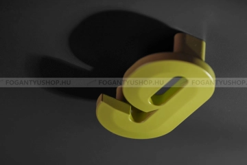 RUJZ DESIGN Gyerek fogantyú szám, 9 számjegy - 64 mm - 600.09 - Barbi sárga - Műanyag