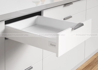 HARN RITMA CUBE S - Duplafalú fémoldalas fiók 83x600mm, max. 60kg