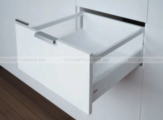 HARN RITMA CUBE H - Duplafalú fémoldalas fiók magasított, szögletes oldalkorláttal 83x550mm, max. 60kg