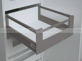 HARN RITMA CUBE H - Duplafalú fémoldalas belső fiók magasított, szögletes oldalkorláttal 83x400mm, max. 3