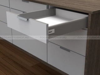 HARN RITMA CUBE S - Duplafalú fémoldalas fiók 83x650mm, max. 60kg