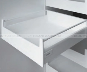 HARN RITMA CUBE M - Duplafalú fémoldalas belső fiók kerek oldalkorláttal 83x550mm, max. 35kg
