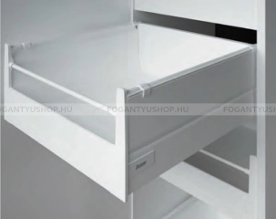 HARN RITMA CUBE HSE - Duplafalú fémoldalas belső fiók kerek korláttal, magas oldallal 83x550mm, max.60kg