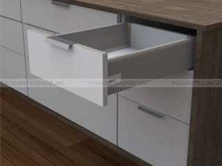HARN RITMA CUBE S - Duplafalú fémoldalas fiók 115x270mm, max. 35kg