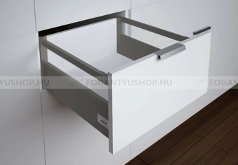HARN RITMA CUBE H - Duplafalú fémoldalas fiók magasított, szögletes oldalkorláttal 115x350mm, max. 35kg