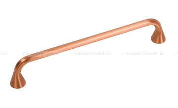 VIEFE Fogantyú BELLA - 160 mm - Szálcsiszolt vörösréz - Zamak fém ötvözet