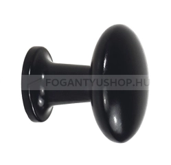 SCHWINN Gomb fogantyú - 1 furatos - Z287-D25mm - Festett fekete - Zamak fém ötvözet
