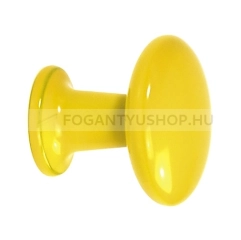 SCHWINN Gomb fogantyú - 1 furatos - Z287-D25mm - Sárga - Zamak fém ötvözet