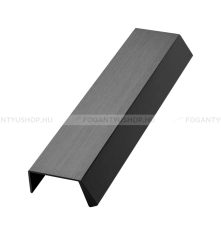 FURNIPART Fogantyú BENCH - Fekete szálcsiszolt - Alumínium