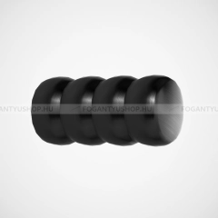 FURNIPART Gomb fogantyú BOUNCE KNOB - 1 furatos - Festett fekete - Zamak fém ötvözet
