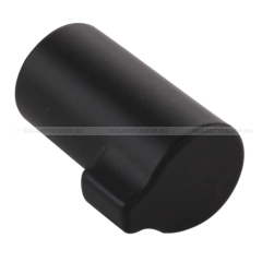 FURNIPART Gomb fogantyú SCOPE KNOB - 1 furatos - Festett fekete - Zamak fém ötvözet