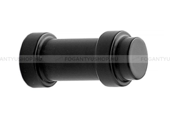 FURNIPART Gomb fogantyú PILLAR KNOB - 1 furatos - Festett fekete - Zamak fém ötvözet