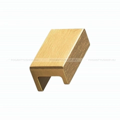 FURNIPART Gomb fogantyú STATION KNOB - 32 mm - Szálcsiszolt sárgaréz II. - Alumínium