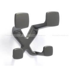 RUJZ DESIGN Fogas - 28 mm - 40.003 - Szálcsiszolt szürke - Zamak fém ötvözet
