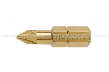 HÖGERT HT1S384 PZ1 csavarhúzó bit szemek 5 db, titán-nitrid bevonatú acél, 25 mm