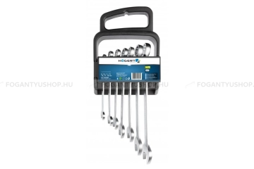 HÖGERT HT1W490 Csillag-villáskulcs készlet 7db-os - DIN 3113 - CrV - 8-19 mm