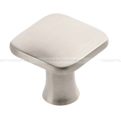 GTV Gombfogantyú - 1 furatos - GZ-PIAZZA-1-06 - Szálcsiszolt inox - Inox / Rozsdamentes acél - Alumínium - Zink fém ötvözet